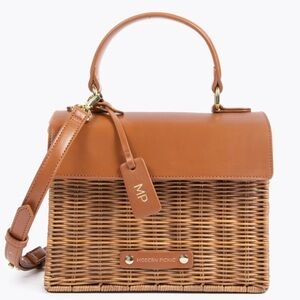 Modern Picnic - The Wicker Mini - Brown - NWT